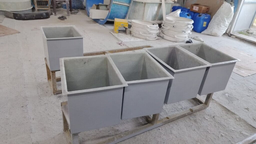 Flower pot customized frp product